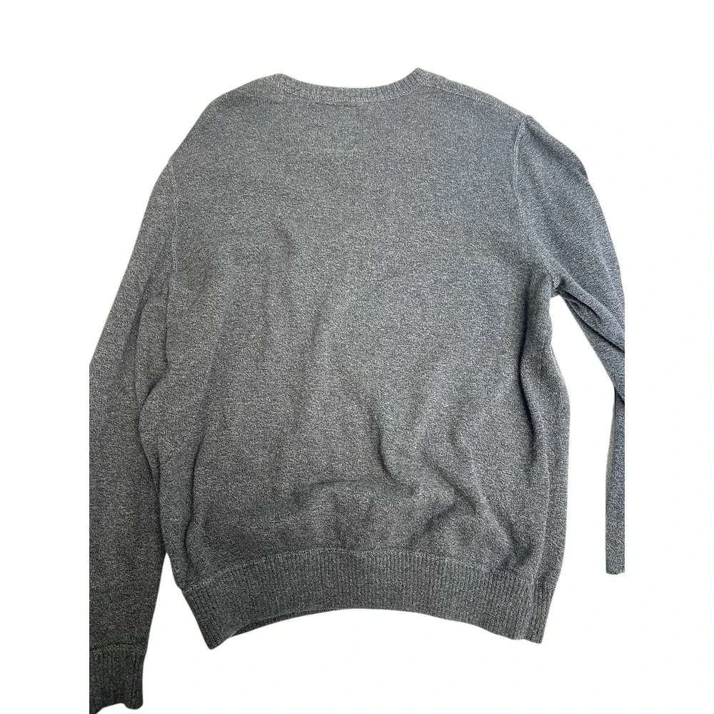 American Eagle Sweater Mens Size L‎ Athletic Fit Pullover Long Sleeve Gray